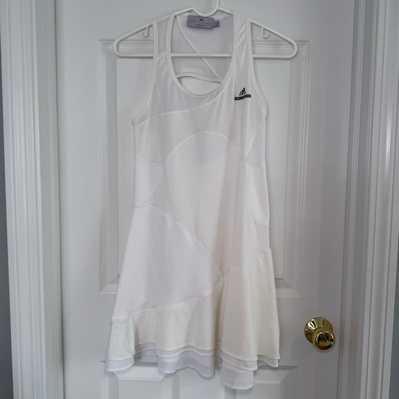 Adidas Stella McCarney Barricade White Tennis Dress Size Small - Picture 2 of 10